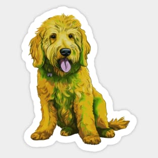 Golden Doodle Sticker